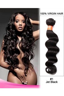 18” Deep Wave Brazilian Remy Hair Weave Remy Hair Weft Human Hair Extensions-#1 Jet Black 18” Deep Wave Brazilian Remy Hair Weave Remy Hair Weft Human Hair Extensions-#1 Jet Black